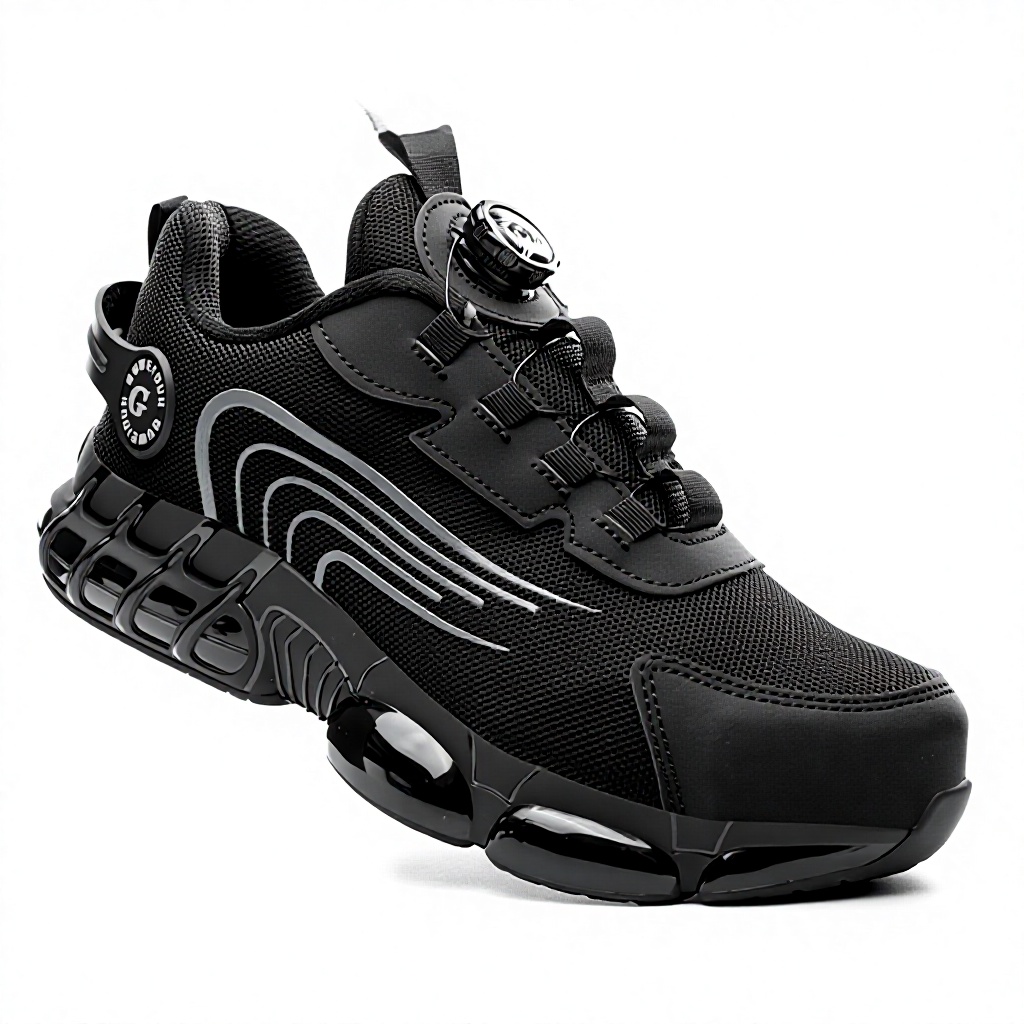 Men's Low Top Steel Toe Cap Safety Shoes Anti-smash Anti-puncture Breathable