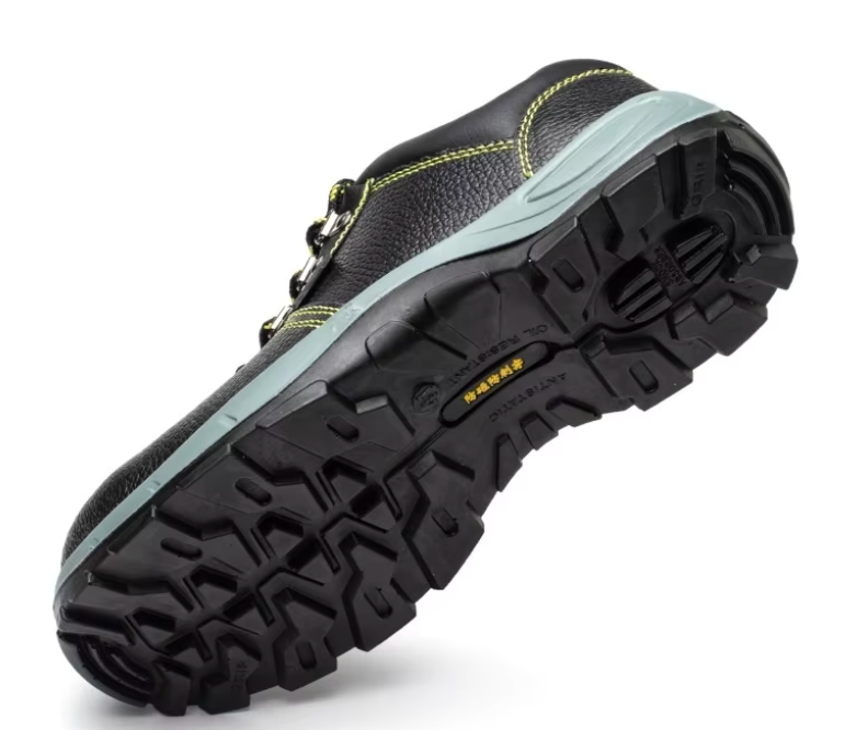 Microfiber All-Season High-Top Men's Protective Safety Shoes with Puncture-Proof Non-Slip Soles and Ladle Head Toe