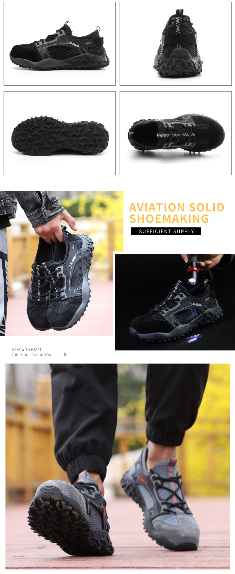 Men's Electrical Insulating Safety Shoes Plastic Steel Toe Cap Microfiber Upper Polyurethane Outsole Lightweight Impact Puncture