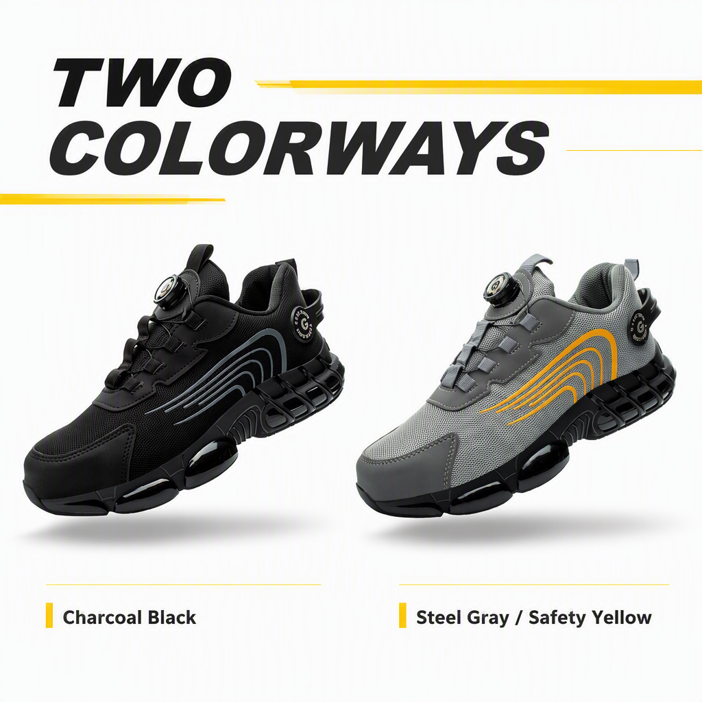 Custom-made Labor-Protective Low-top Men's Work Boots with for Upper Puncture-proof for Workshop and Construction Site Use