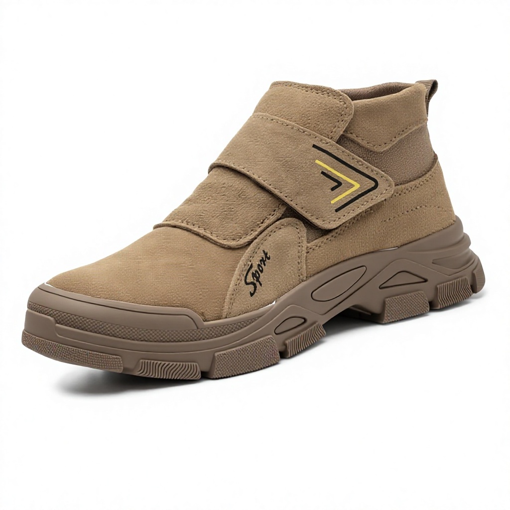 Men's High-Top Safety Work Shoes Steel Toe Midsole Anti-Smash Anti-Puncture