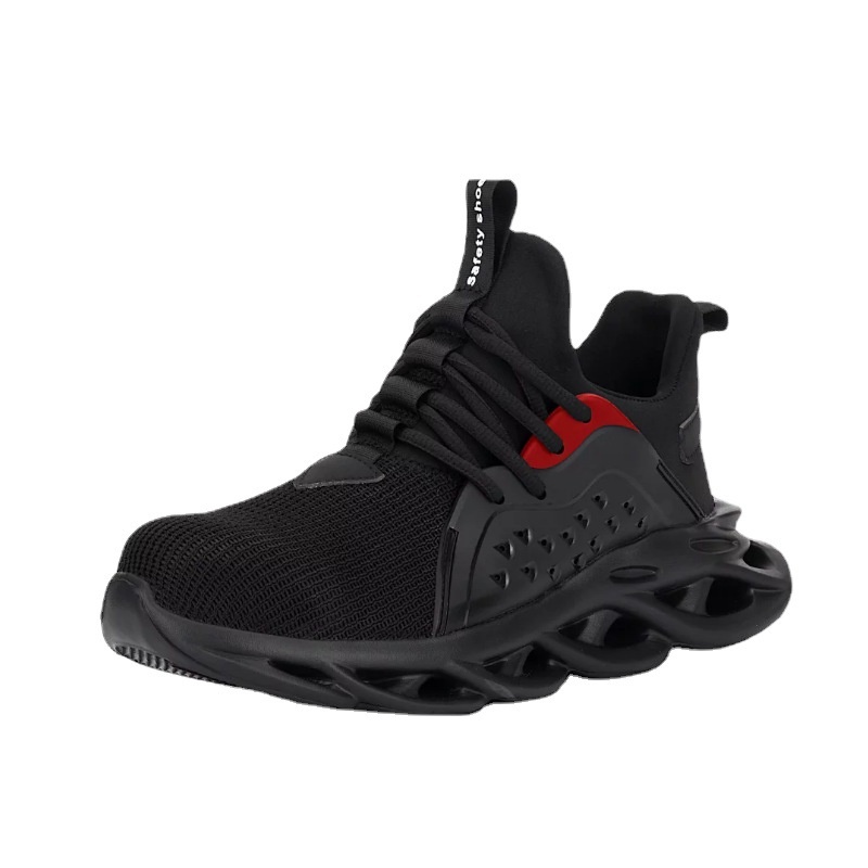 Men's Steel Toe for Fabric Low Top Summer Breathable & Comfortable Labor Protection Shoes for Architectural Industry