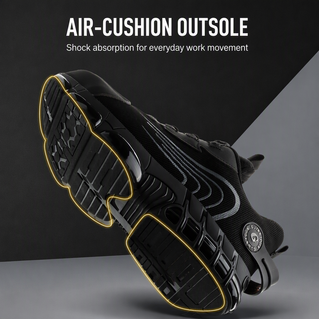 Custom-made Labor-Protective Low-top Men's Work Boots with for Upper Puncture-proof for Workshop and Construction Site Use