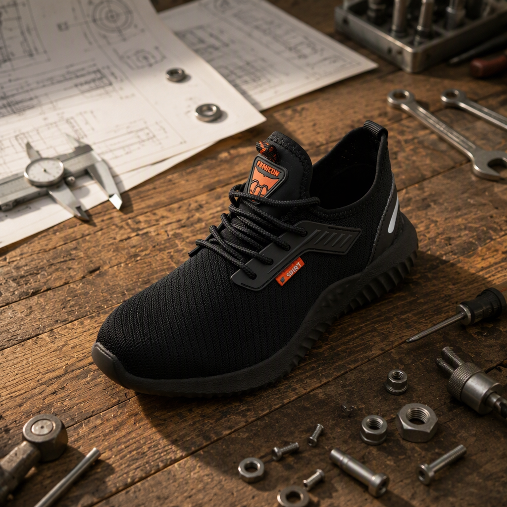 Cross-border Leather Ladle Head Toe Steel Toe Work Safety Shoes Four-season EVA Sole Mechanical Manufacturing Certified