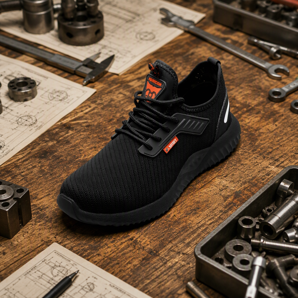 Cross-border Leather Ladle Head Toe Steel Toe Work Safety Shoes Four-season EVA Sole Mechanical Manufacturing Certified